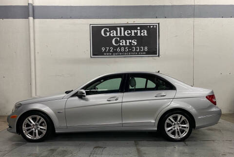 2012 Mercedes-Benz C-Class for sale at Galleria Cars in Dallas TX