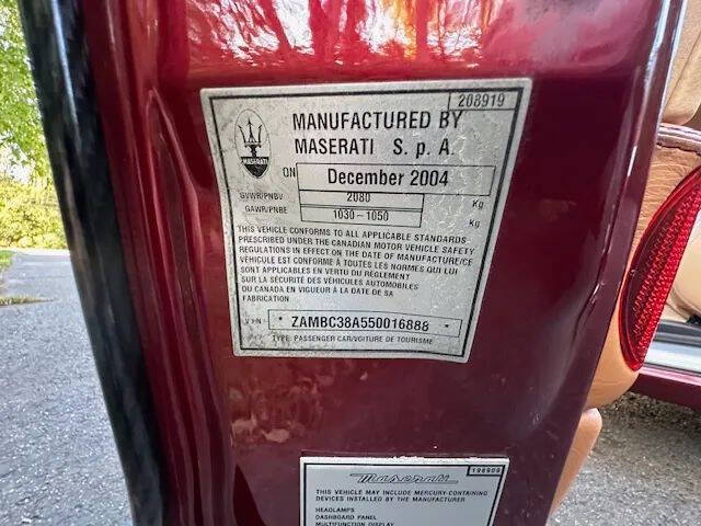 2005 Maserati Coupe Cambiocorsa