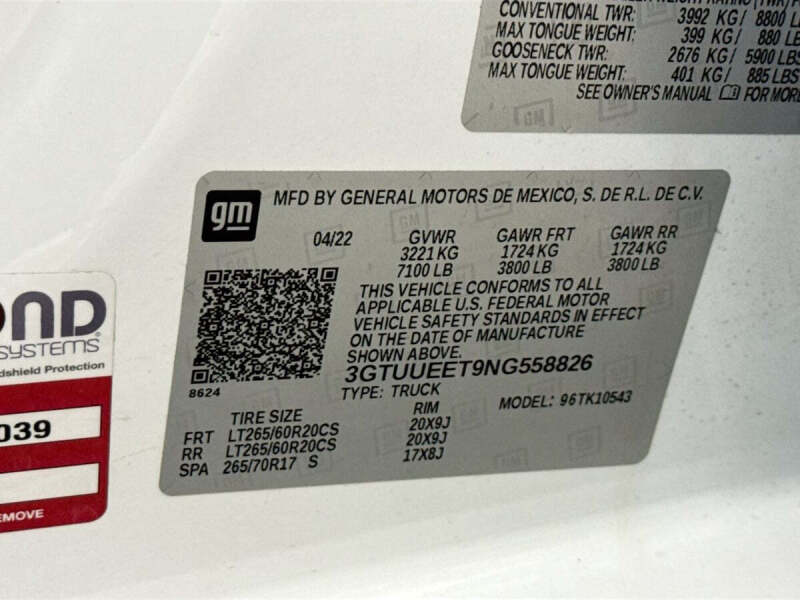2022 GMC Sierra 1500