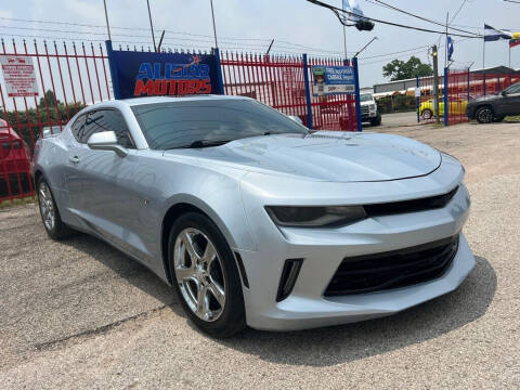 2018 Chevrolet Camaro for sale at ALL STAR MOTORS INC in Houston TX