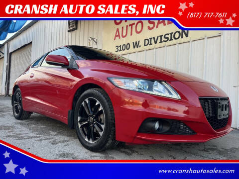 2014 Honda CR-Z for sale at CRANSH AUTO SALES, INC in Arlington TX