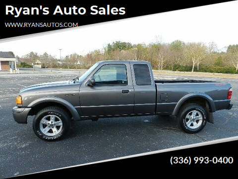 2005 Ford Ranger for sale at Ryan's Auto Sales in Kernersville NC