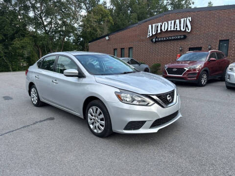 2017 Nissan Sentra for sale at Autohaus of Greensboro in Greensboro NC