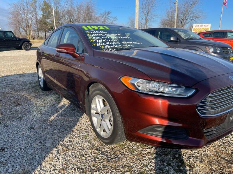 2016 Ford Fusion for sale at Boolman's Auto Sales in Portland IN