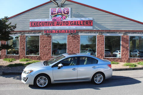 2016 Subaru Impreza for sale at EXECUTIVE AUTO GALLERY INC in Walnutport PA