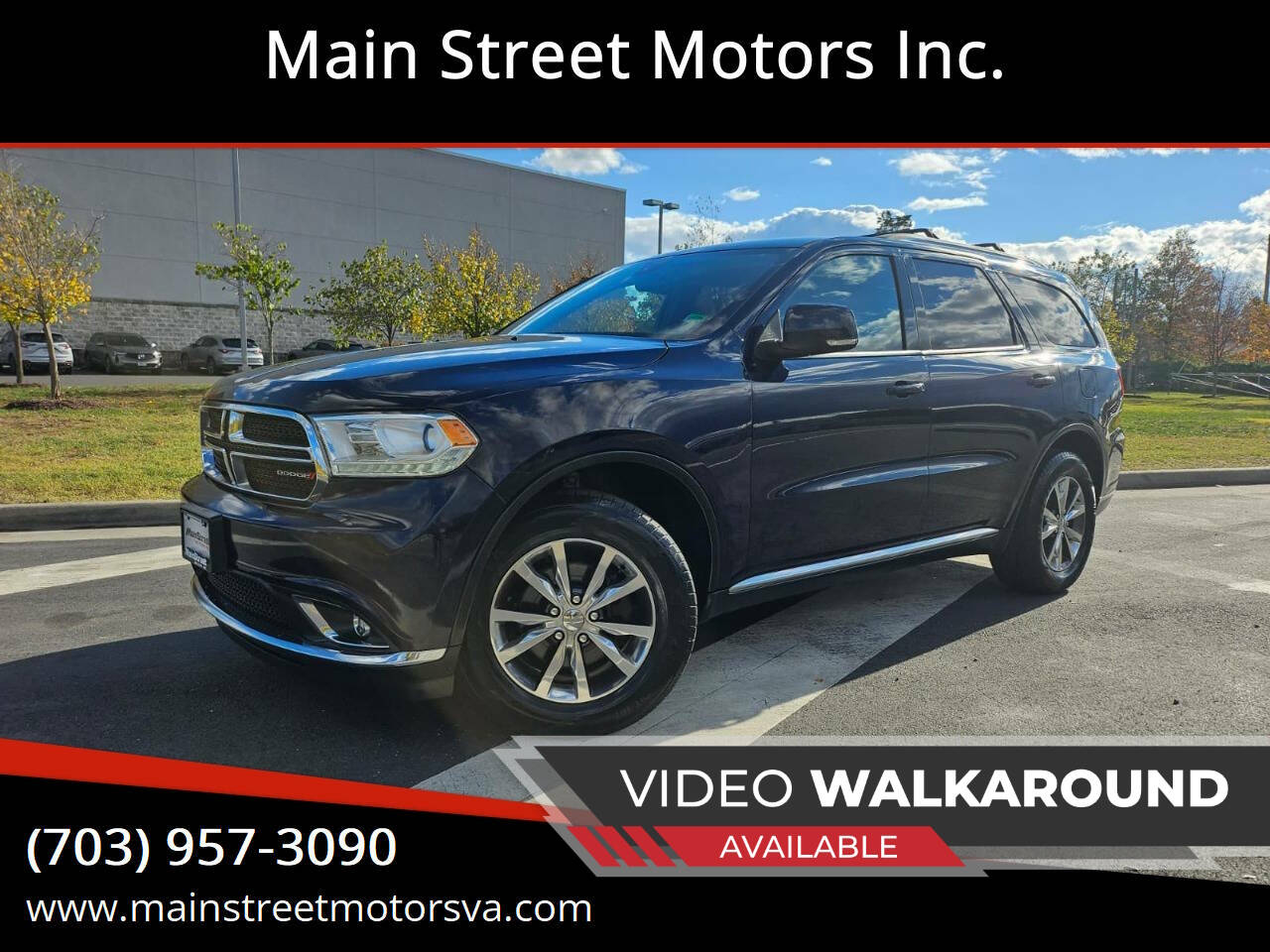 Dk. Blue 2016 Dodge Durango Limited AWD Limited 4dr SUV 1