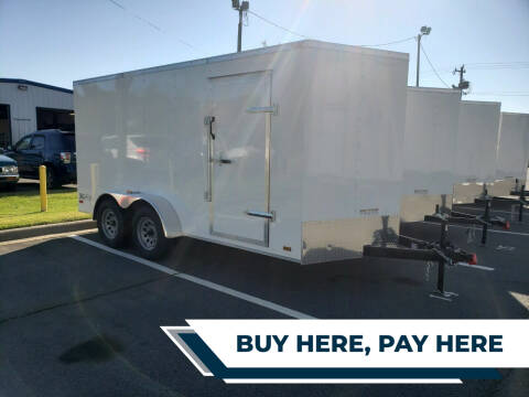 2021 Kaufman 7x14 Standard Enclosed Trailer for sale at Big Daddy's Trailer Sales in Winston Salem NC