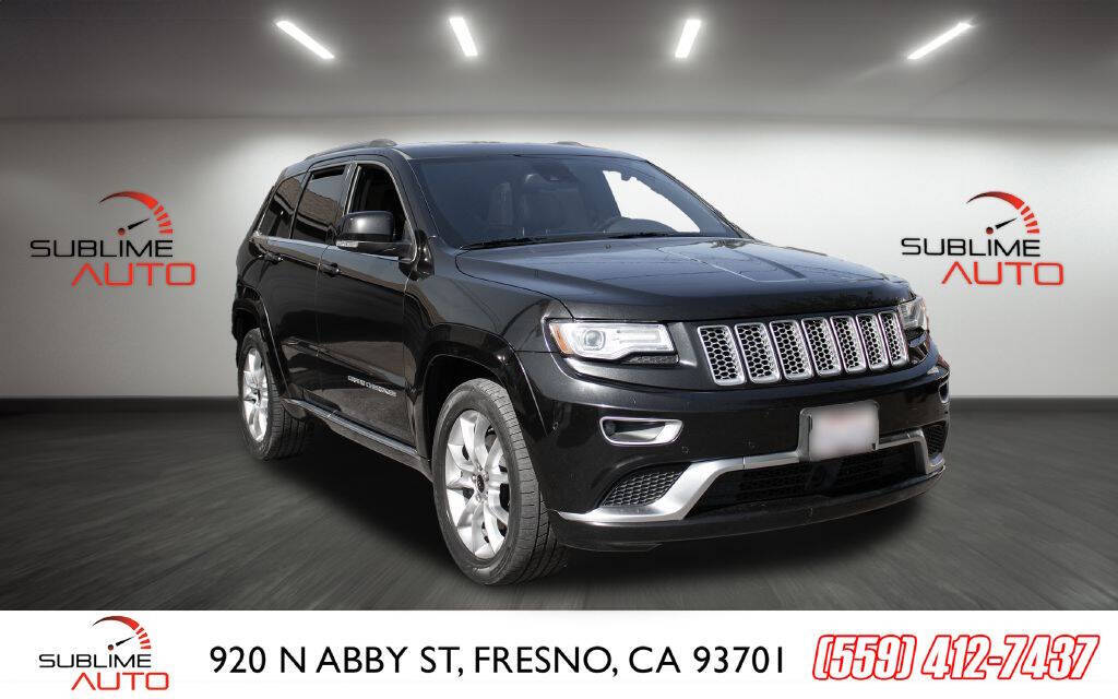 2015 Jeep Grand Cherokee for sale at SUBLIME AUTO in Fresno, CA