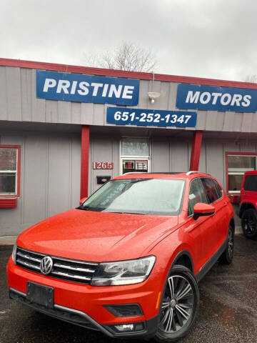 2019 Volkswagen Tiguan for sale at Pristine Motors in Saint Paul MN
