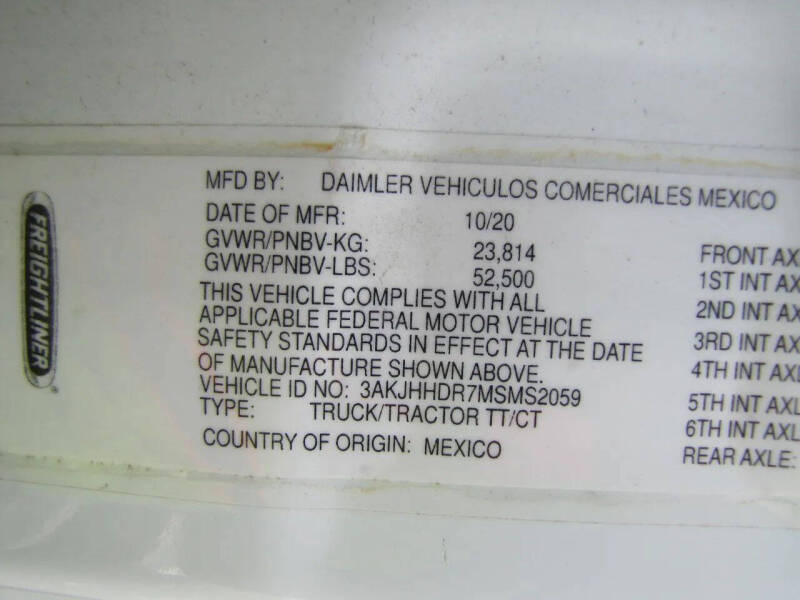 2021 Freightliner Cascadia
