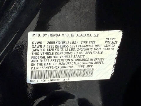 2020 Honda Pilot EX-L