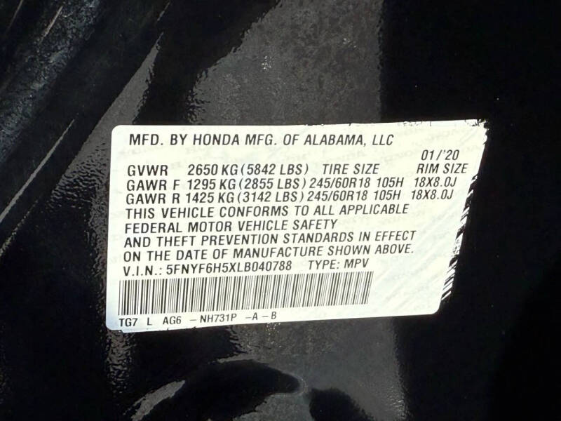 2020 Honda Pilot EX-L