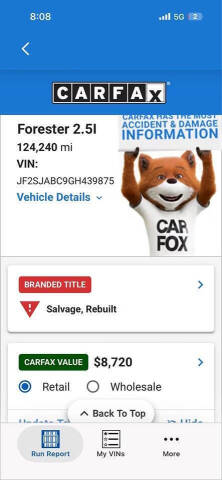 2016 Subaru Forester 2.5i