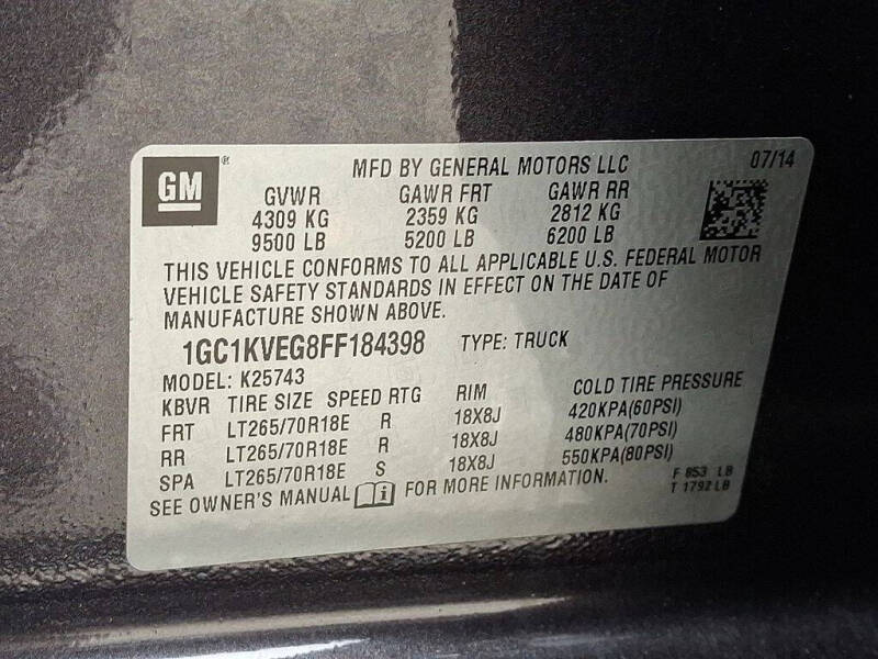 2015 Chevrolet Silverado 2500HD