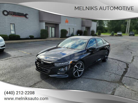 2018 Honda Accord for sale at Melniks Automotive in Berea OH