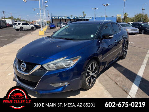 2018 Nissan Maxima for sale at PRIME DEALER, LLC. in Mesa AZ