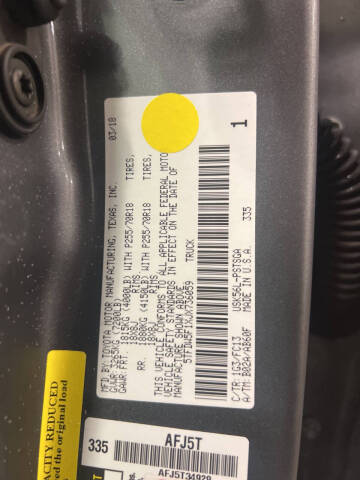 2018 Toyota Tundra SR5