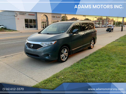 2013 Nissan Quest for sale at Adams Motors INC. in Inwood NY
