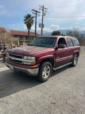 2002 Chevrolet Tahoe for sale at E and M Auto Sales in Bloomington CA