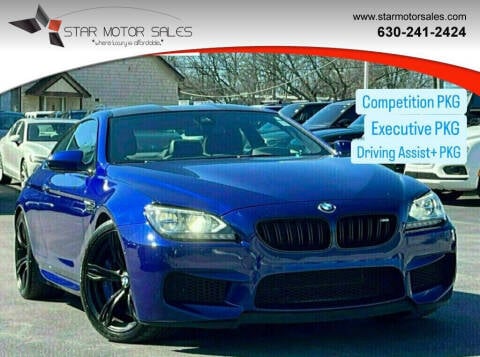 2014 BMW M6 for sale at Star Motor Sales in Downers Grove IL