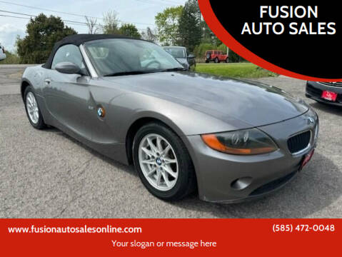 2004 BMW Z4 for sale at FUSION AUTO SALES in Spencerport NY