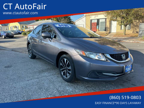 2015 Honda Civic for sale at CT AutoFair in West Hartford CT