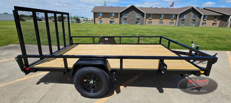 2026 H&H Trailers 82x12 Rail Side