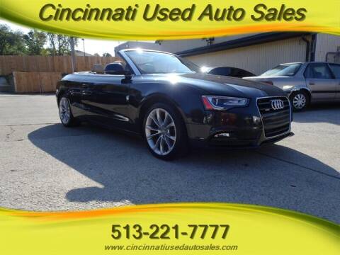2013 Audi A5 for sale at Cincinnati Used Auto Sales in Cincinnati OH