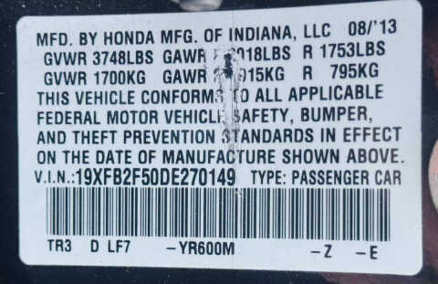 2013 Honda Civic LX