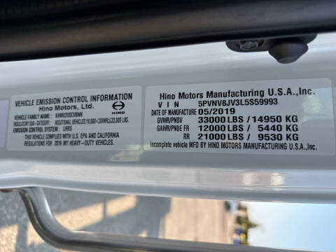 2020 Hino 338