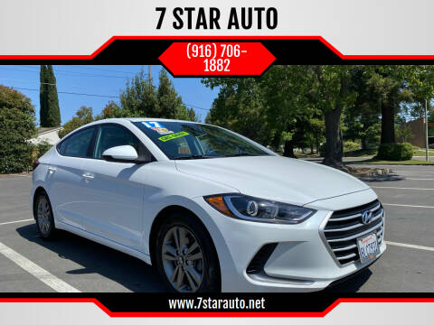 2017 Hyundai Elantra for sale at 7 STAR AUTO in Sacramento CA