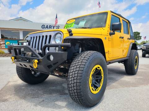 2015 Jeep Wrangler Unlimited for sale at Gary's Auto Sales in Sneads Ferry NC
