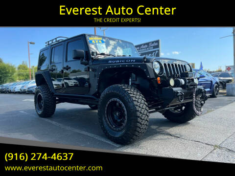 2012 Jeep Wrangler Unlimited for sale at Everest Auto Center in Sacramento CA