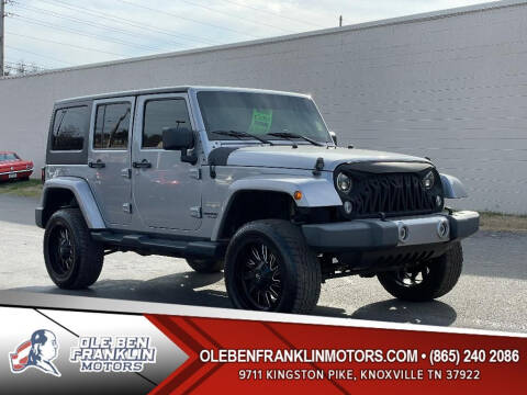 2014 Jeep Wrangler Unlimited for sale at Ole Ben Franklin Motors KNOXVILLE - Ole Ben Franklin Motors - Knoxville in Knoxville TN