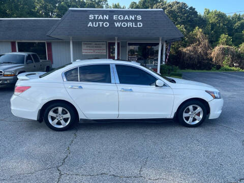 2008 Honda Accord for sale at STAN EGAN'S AUTO WORLD, INC. in Greer SC