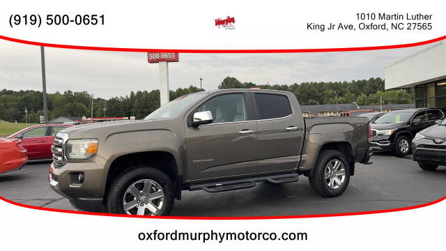 2016 GMC Canyon for sale at Murphy Motor Co of Oxford in Oxford, NC