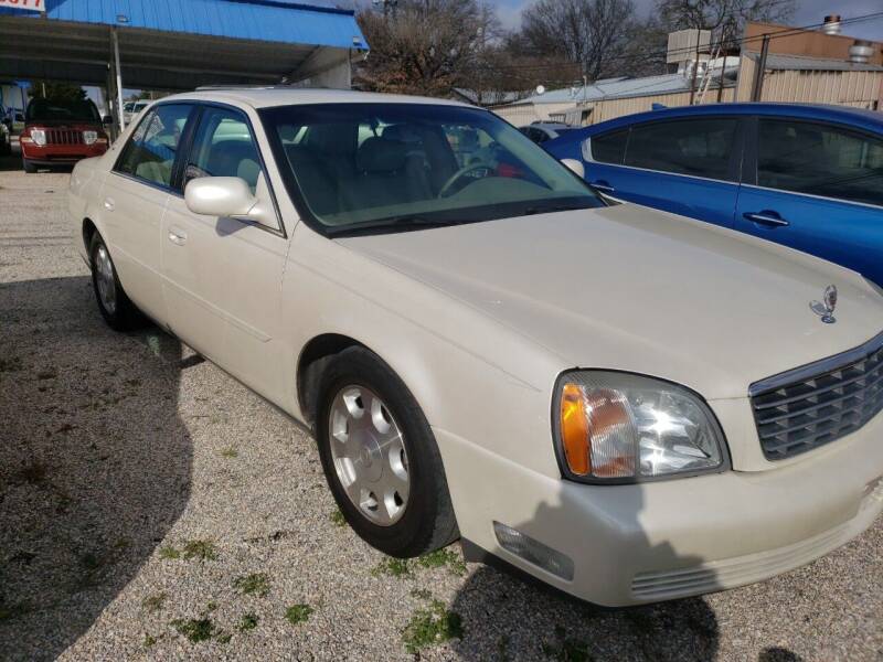 2002 Cadillac DeVille for sale at HAYNES AUTO SALES in Weatherford TX