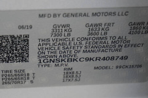 2019 Chevrolet Tahoe LT