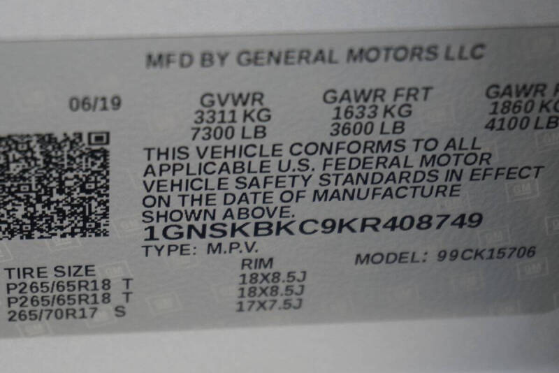 2019 Chevrolet Tahoe LT