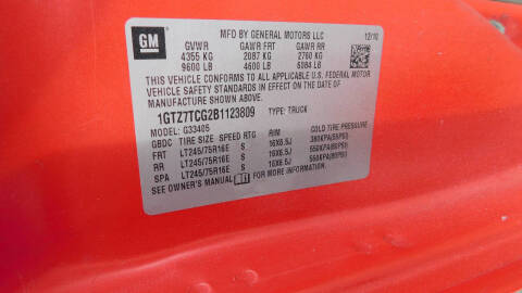 2011 GMC Savana 3500