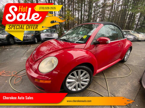 2009 Volkswagen New Beetle Convertible for sale at Cherokee Auto Sales in Acworth GA