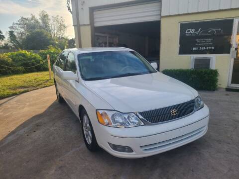2000 Toyota Avalon for sale at O & J Auto Sales in Royal Palm Beach FL