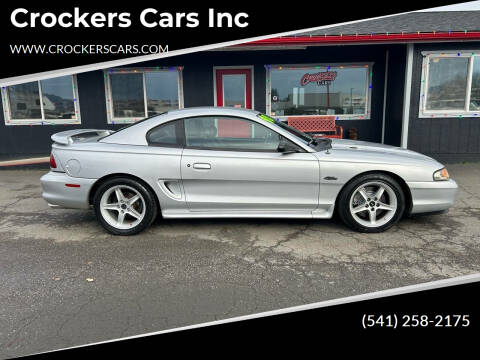 1998 Ford Mustang for sale at Crockers Cars Inc in Lebanon OR