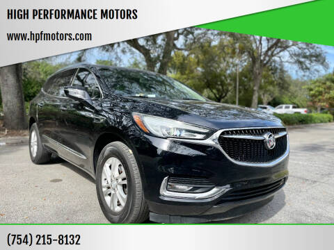 2018 Buick Enclave for sale at HIGH PERFORMANCE MOTORS in Hollywood FL