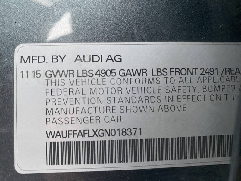 2016 Audi A4 2.0T quattro Premium Plus