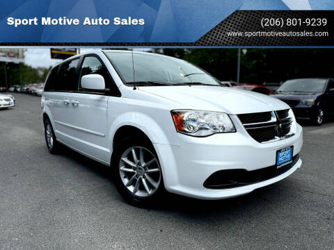 2015 Dodge Grand Caravan for sale at Sport Motive Auto Sales in Seattle WA