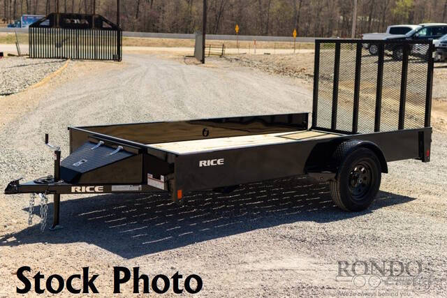 2026 Rice Trailers Single Axle Utility SST7612