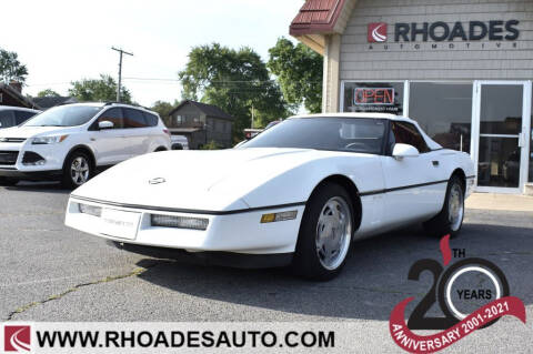1989 Chevrolet Corvette for sale at Rhoades Automotive Inc. in Columbia City IN