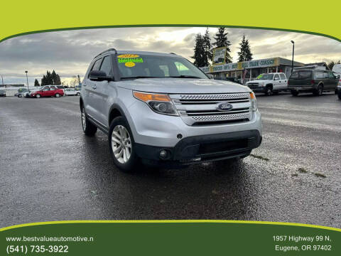 2013 Ford Explorer for sale at Best Value Automotive in Eugene OR