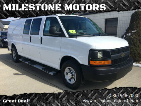 2015 Chevrolet Express for sale at MILESTONE MOTORS in Chesterfield MI